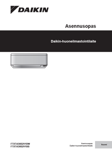FTXTA-BW,FTXTA-BB_Installation manual_3PFI482320-12U_Finnish download